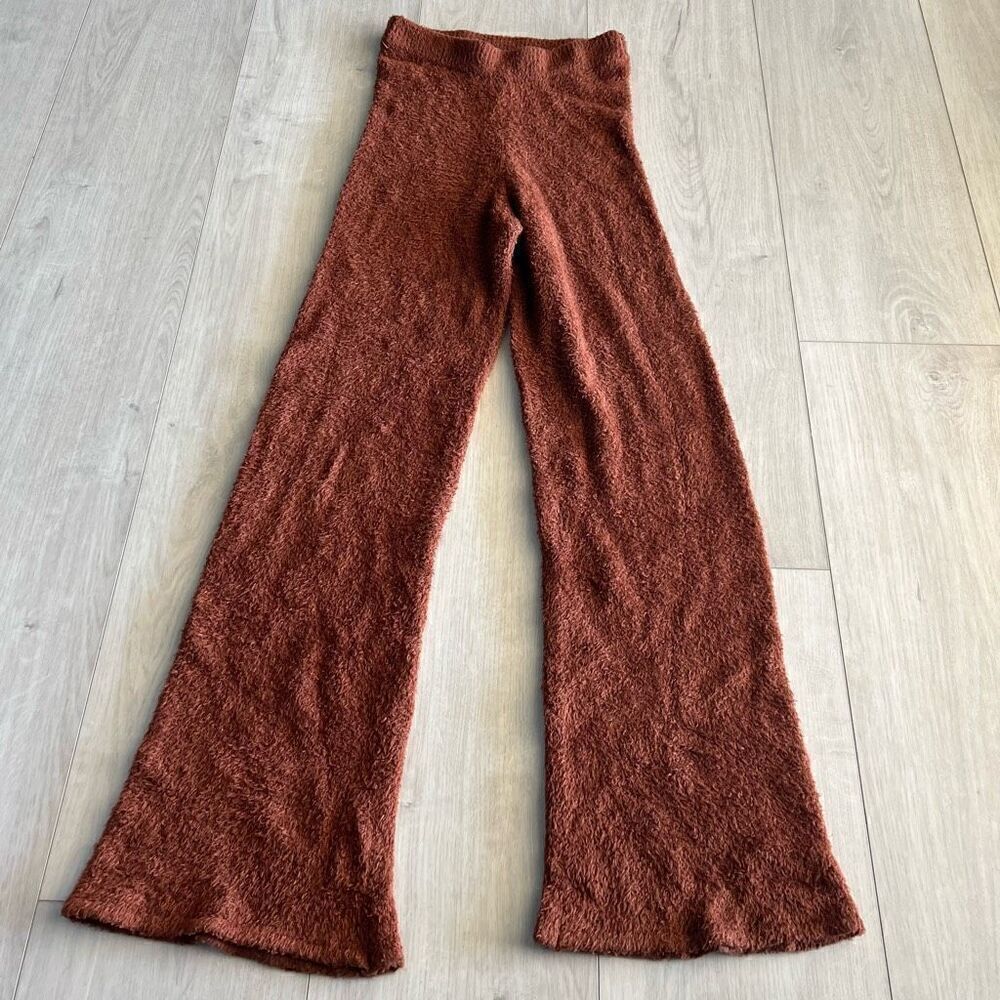 Reformation Fuzzy Brown pants size xs